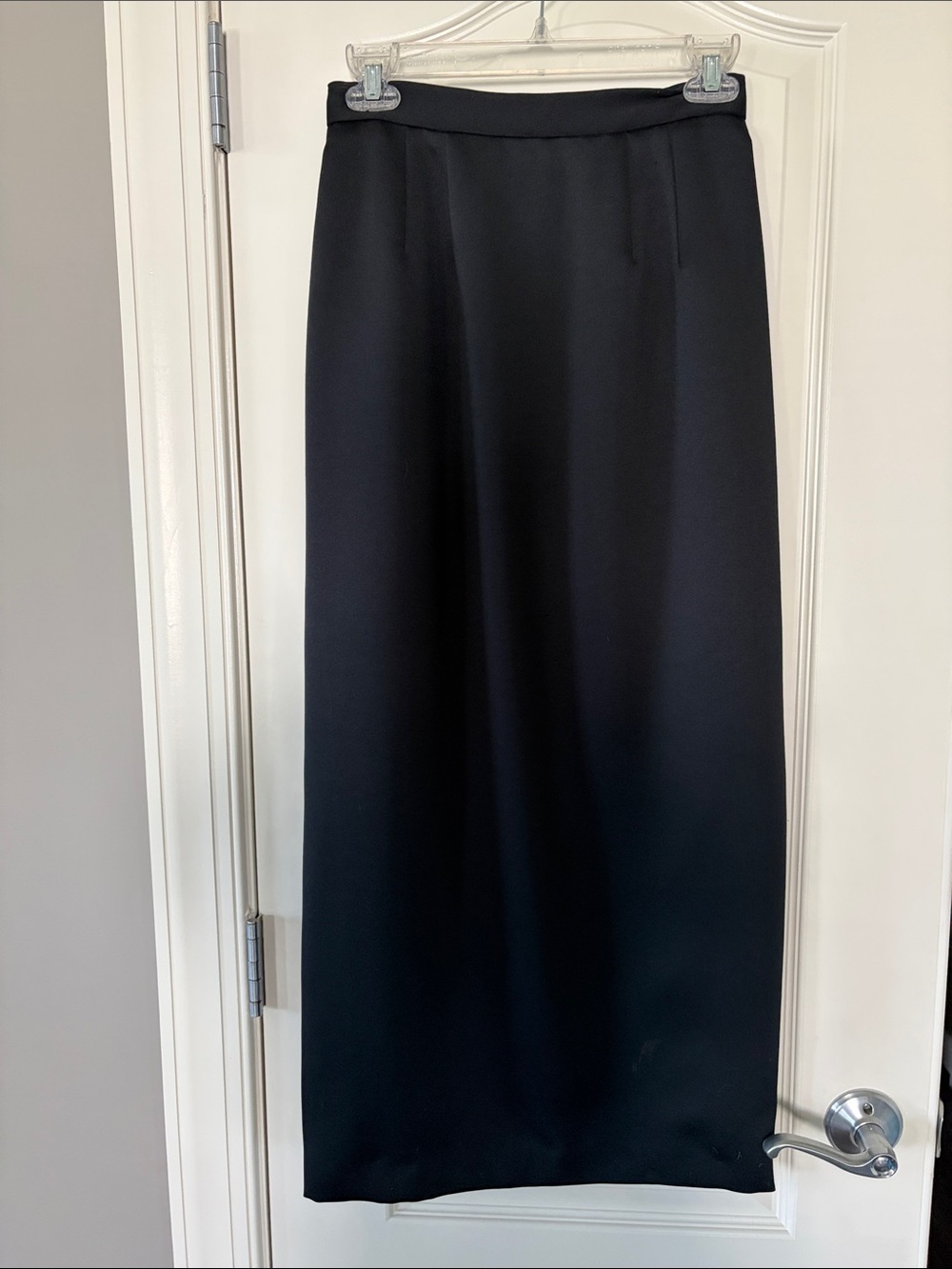 Alex Evenings Black Maxi Skirt — Classic Minimalist Silhouette